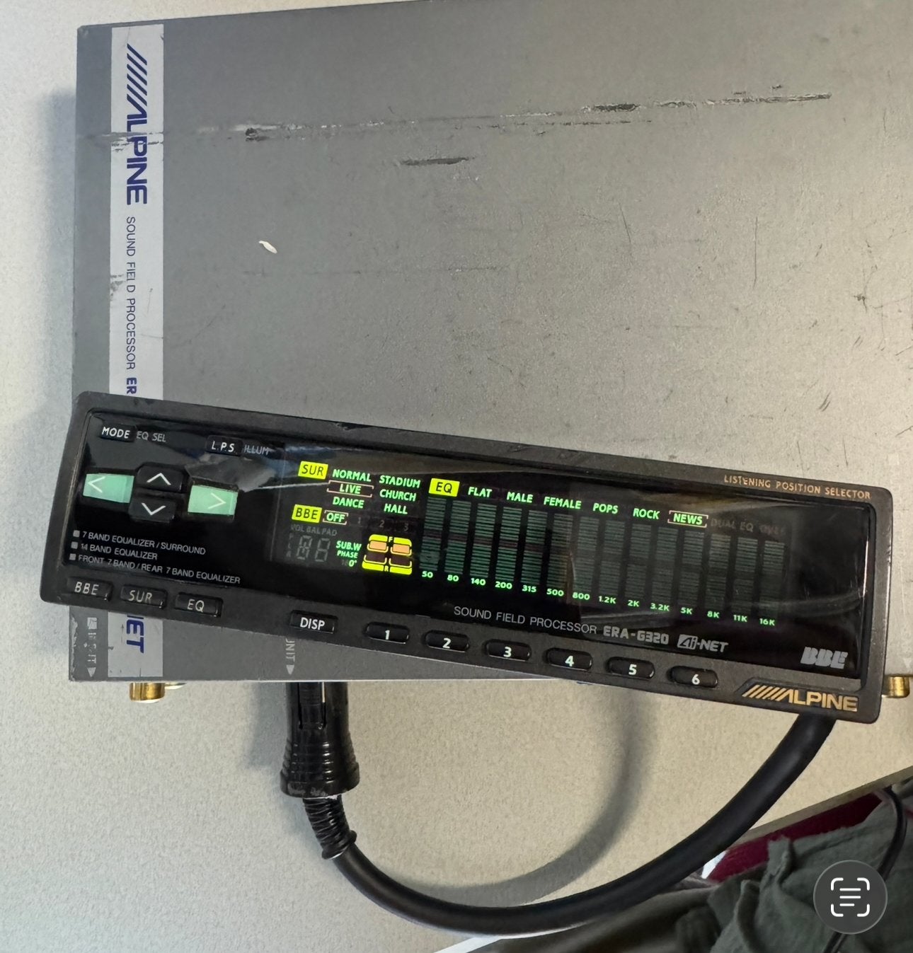 Alpine ERA-G320 Sound Field Processor Equalizer, Ophalen of Verzenden, Zo goed als nieuw