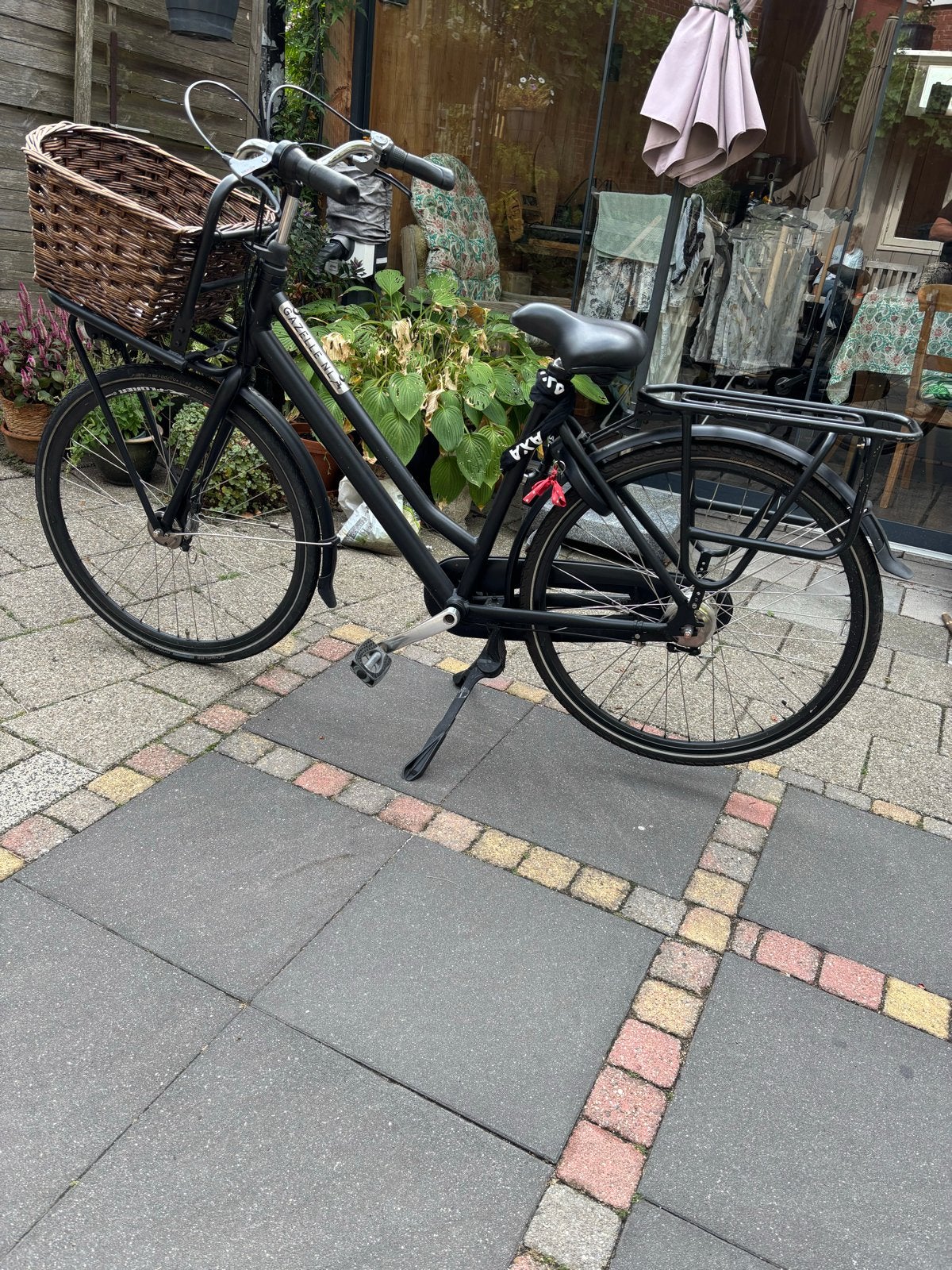 Gazelle transportfiets met mand en 7 versnellingen, Ophalen, 53 tot 56 cm, Versnellingen, Zo goed als nieuw