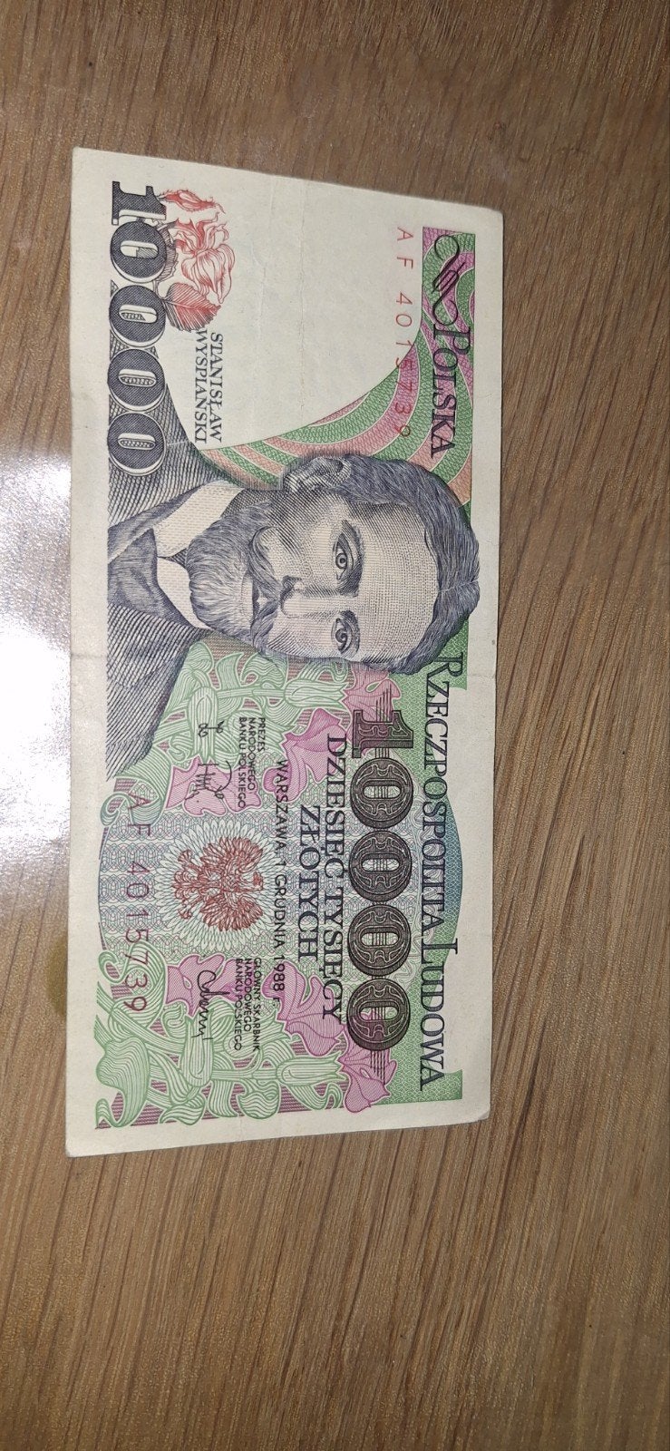 10000 Poolse Zloty biljet - Stanisław Wyspiański, Ophalen of Verzenden