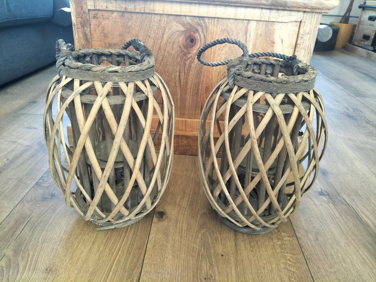 2 windlichten, Ophalen, Overige materialen, Minder dan 25 cm