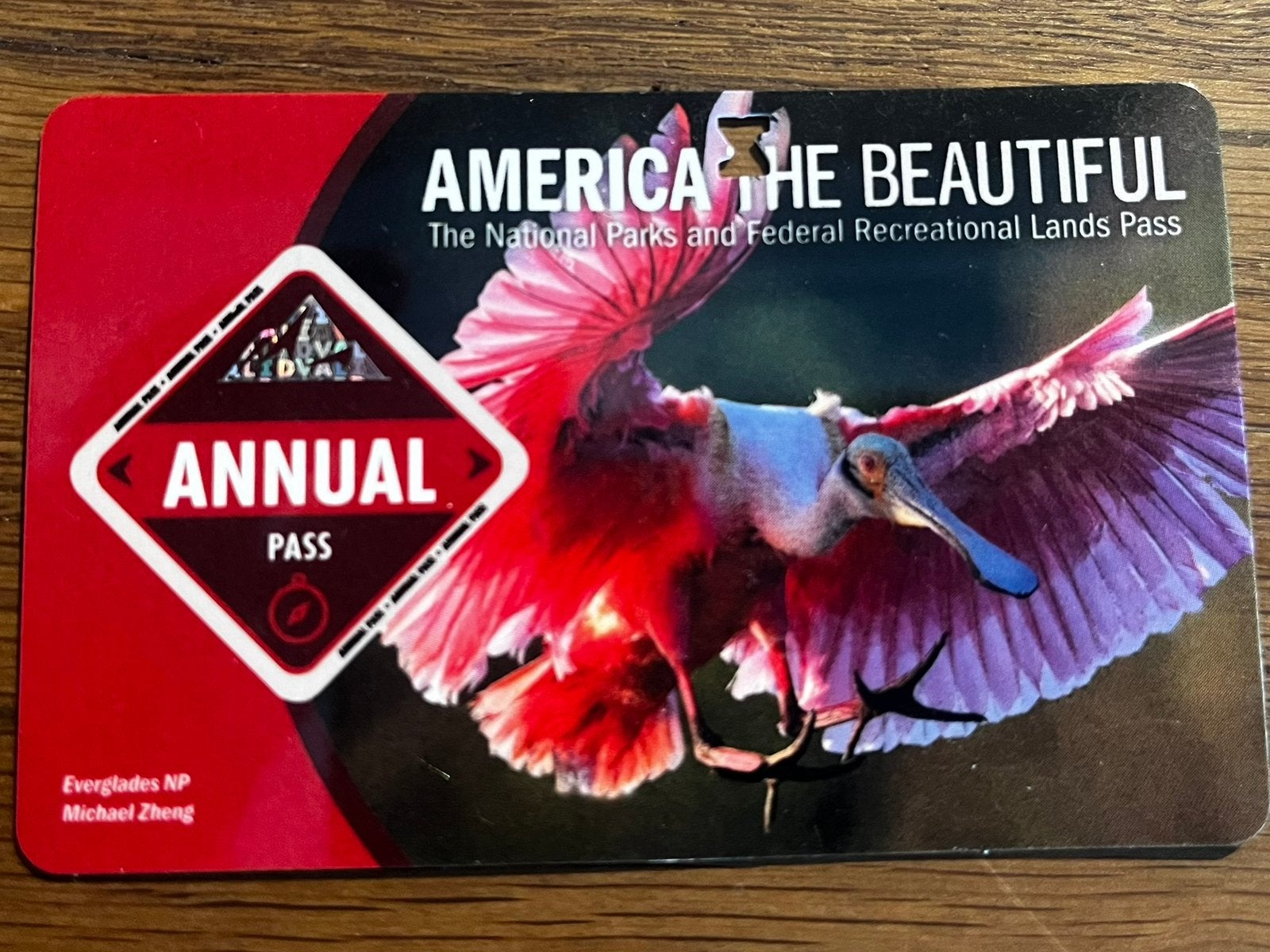 America the Beautiful, Drie personen of meer, Ticket of Toegangskaart