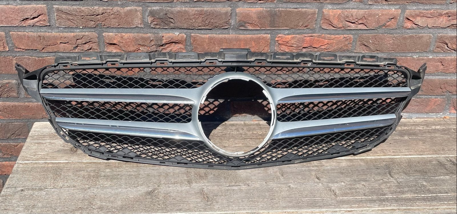 Grille Mercedes-Benz C-Klasse W205 (2014-2018) Zonder Ster, Ophalen, Gebruikt, Voor, Mercedes-Benz