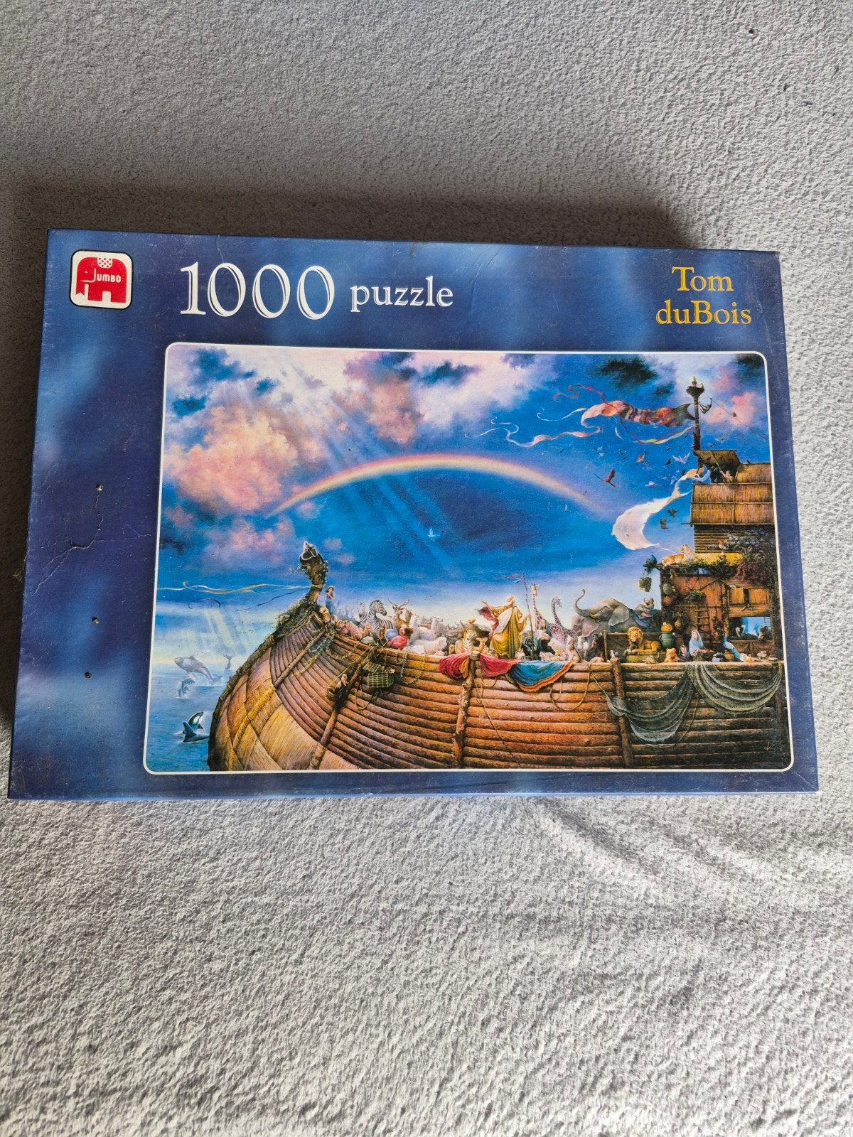 Jumbo Puzzel 1000 stukjes - De Ark van Noach (Tom duBois), Ophalen of Verzenden