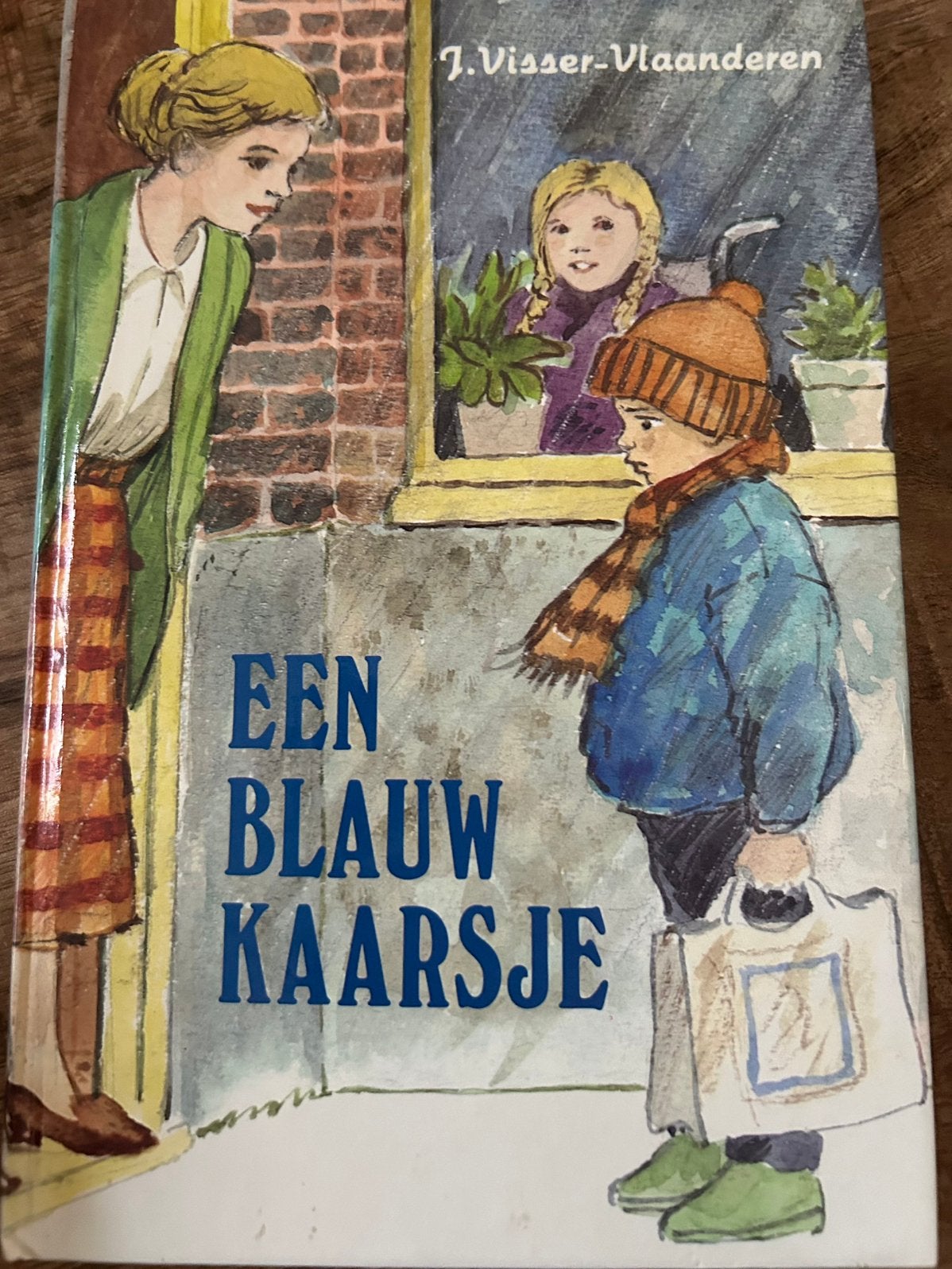 Een blauw kaarsje - J. Visser-Vlaanderen, Ophalen of Verzenden, Gelezen