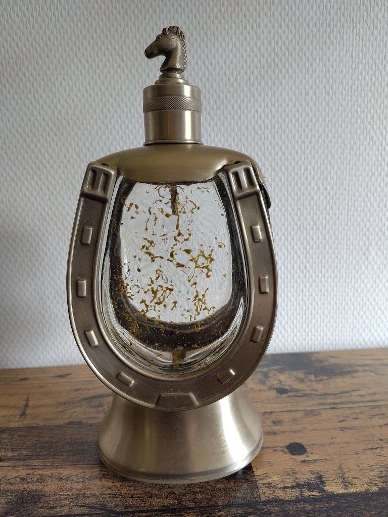 Vintage Muzikale Drankfles  Paard & Hoefijzer (Retro), Ophalen of Verzenden