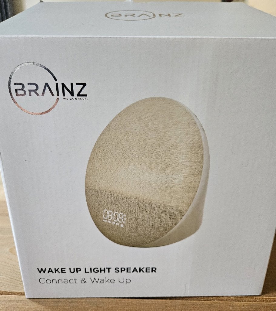 Brainz wake up light speaker (wekker) - nieuw, Ophalen of Verzenden, Nieuw, Digitaal