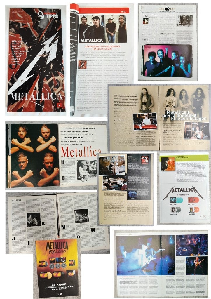 Metallica collection magazine & tijdschrift artikelen, Verzenden, Zo goed als nieuw, Boek, Tijdschrift of Artikel