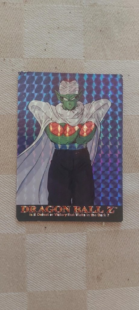 dragonball z kaart glitter Piccolo glimmend, Ophalen of Verzenden, Zo goed als nieuw, Losse kaart