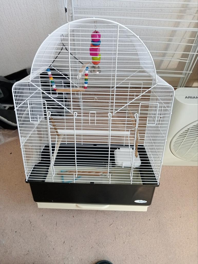Een mooie vogel kooi ZGAN Zie omschrijving, Ophalen, Zo goed als nieuw, Metaal, Vogelkooi