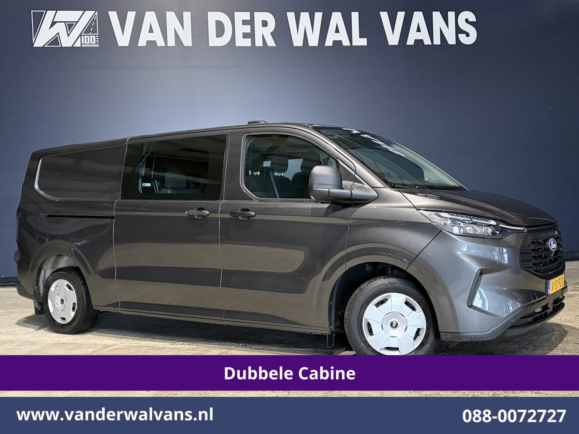 Ford Transit Custom 2.0 TDCI 136pk L2H1 Dubbele Cabine Euro6, Auto's, Voorwielaandrijving, 4 cilinders, Verwarmde buitenspiegels