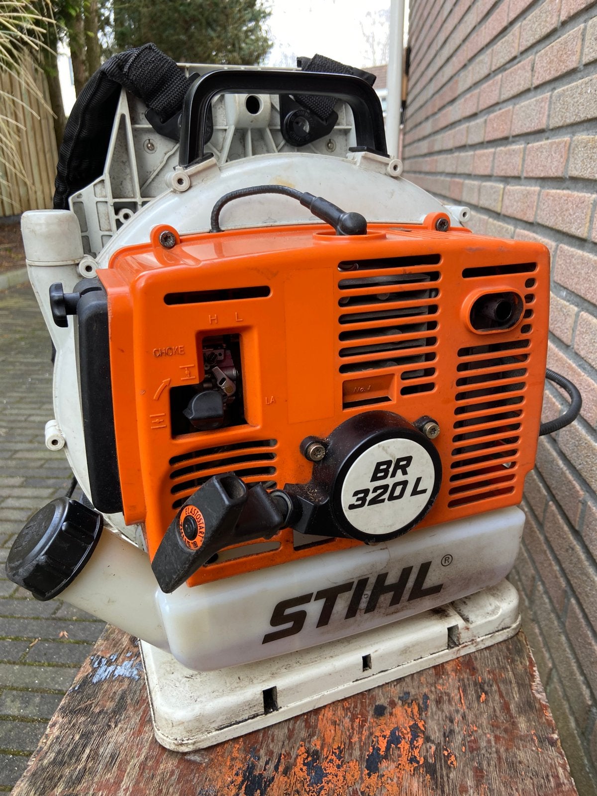 Stihl BR320 Bladblazer, Tuin en Terras, Ophalen, Gebruikt