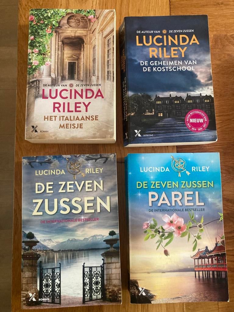 Lucinda Riley Boeken - Het Italiaanse Meisje, De Zeven Zusse, Boeken, Romans, Gelezen, Nederland, Ophalen of Verzenden