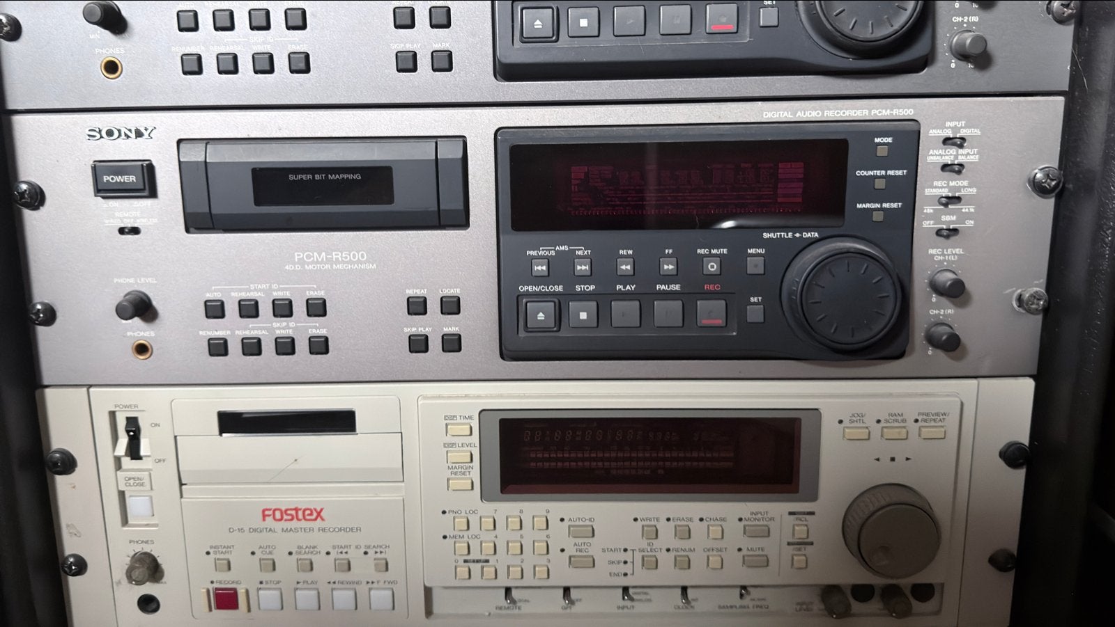 Sony PCM-R500 DAT recorder, Ophalen of Verzenden, Zo goed als nieuw, Audio