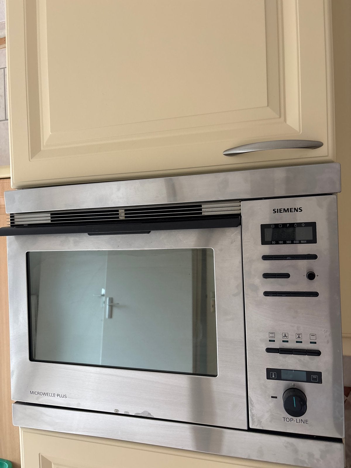 Siemens Inbouw Combimagnetron - Microwelle Plus Top-Line, Ophalen, Combimagnetron, Gebruikt, 60 cm of meer