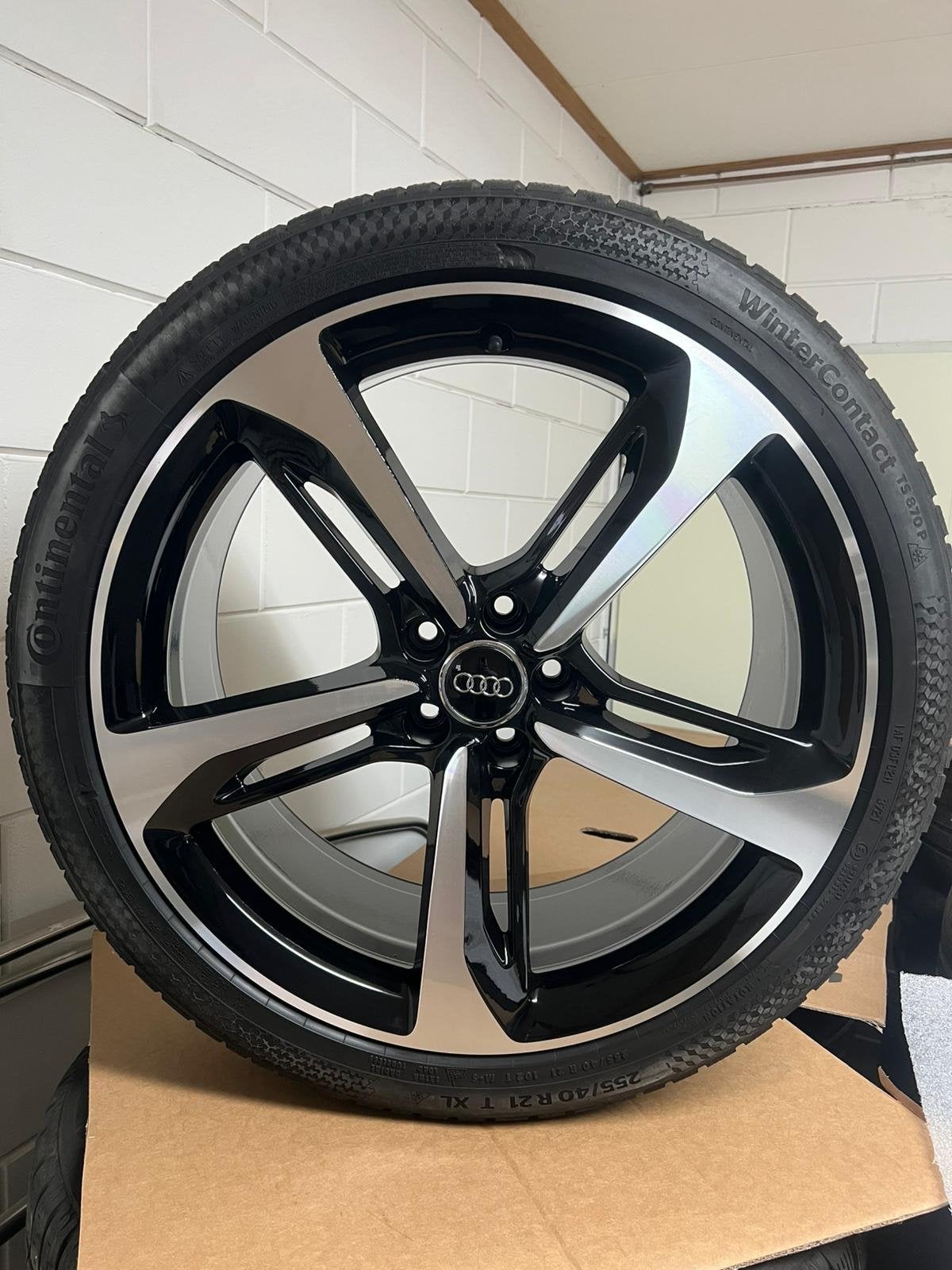 Origineel Audi RS6 S6 A6 20 inch velgenset, Ophalen, Gebruikt, 255 mm, Velg(en)