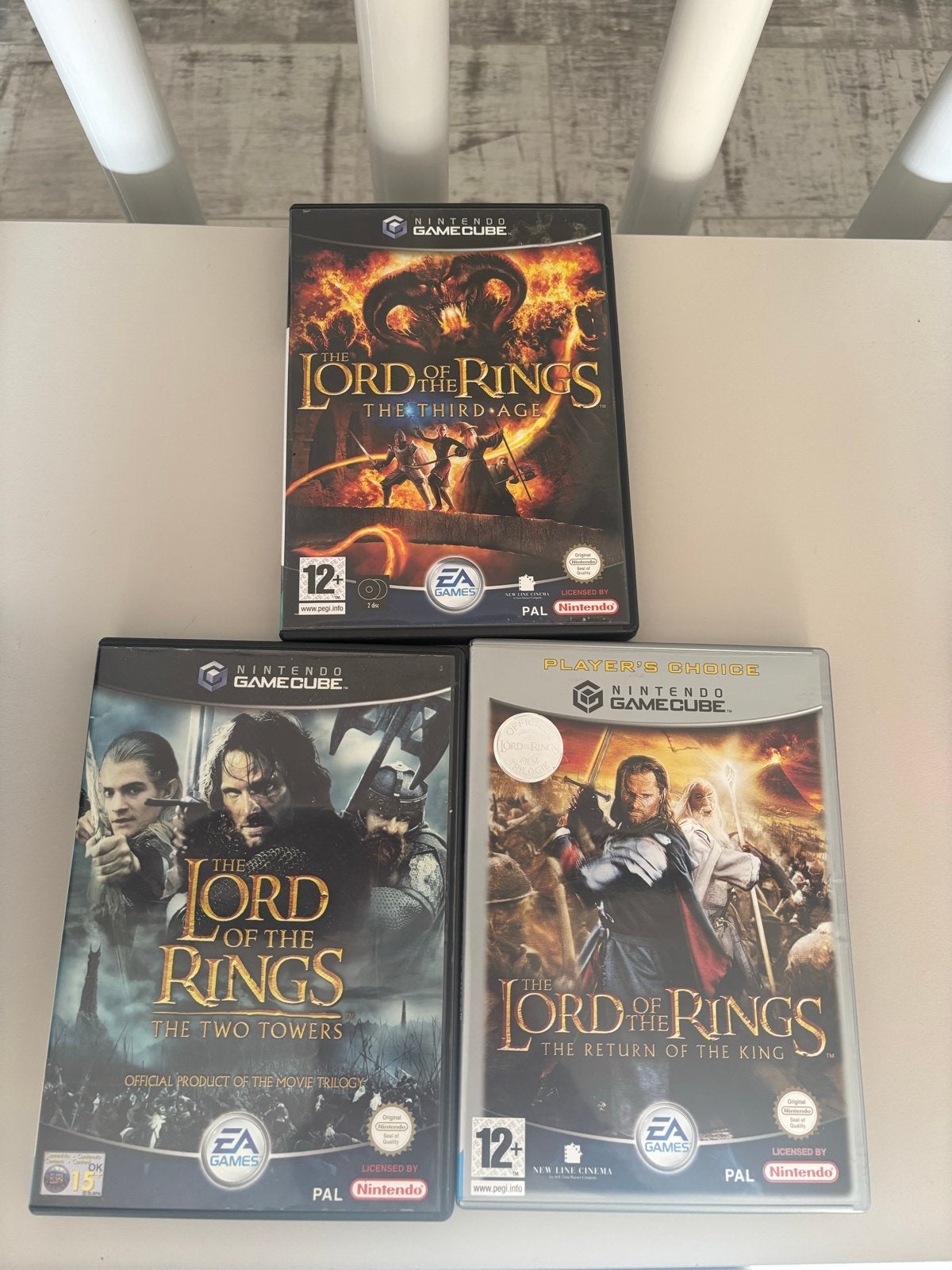 Lord of the Rings GameCube games (3 stuks), Spelcomputers en Games, Gebruikt, Verzenden, 1 speler, Role Playing Game (Rpg)