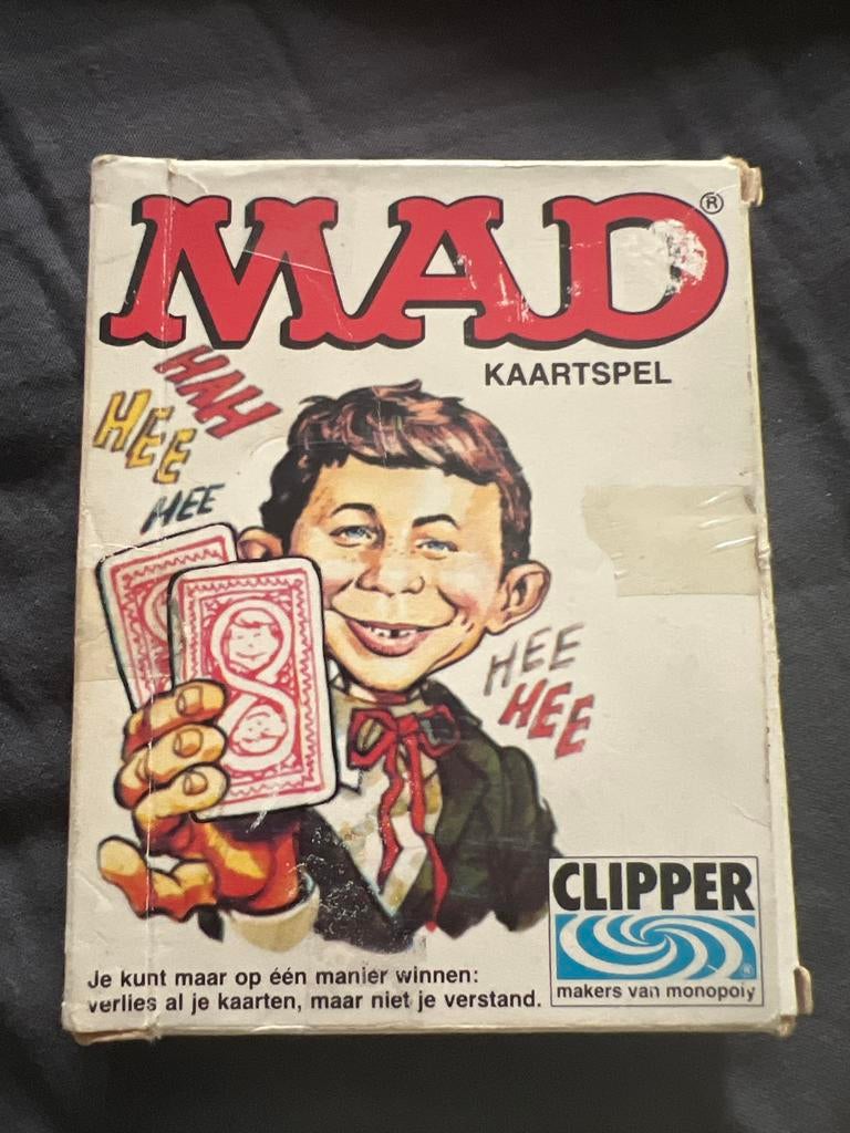 MAD Kaartspel Clipper Blauw (Zeldzame Variant) Compleet, Hobby en Vrije tijd, Gezelschapsspellen | Kaartspellen, Drie of vier spelers