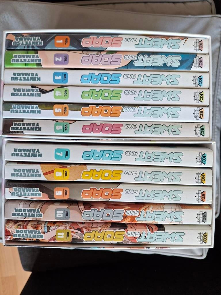 Sweat and Soap Manga Complete Serie (Vol. 1-11), Boeken, Strips | Comics, Ophalen, Complete serie of reeks, Kintetsu Yamada, Zo goed als nieuw