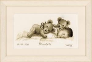 Borduurpakket Geboortetegel baby sleeps Pn0143730, Geen, Geen, Nieuw, Ophalen of Verzenden