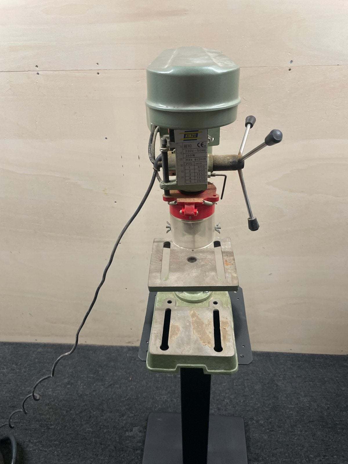 Kinzo Kolomboormachine 350W - Krachtig en Betrouwbaar, Ophalen, Gebruikt, Variabele snelheid, Minder dan 400 watt