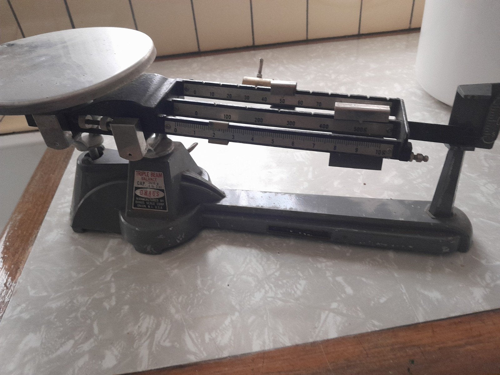 Ohaus Triple Beam Balans Weegschaal - Vintage Precisie, Ophalen of Verzenden