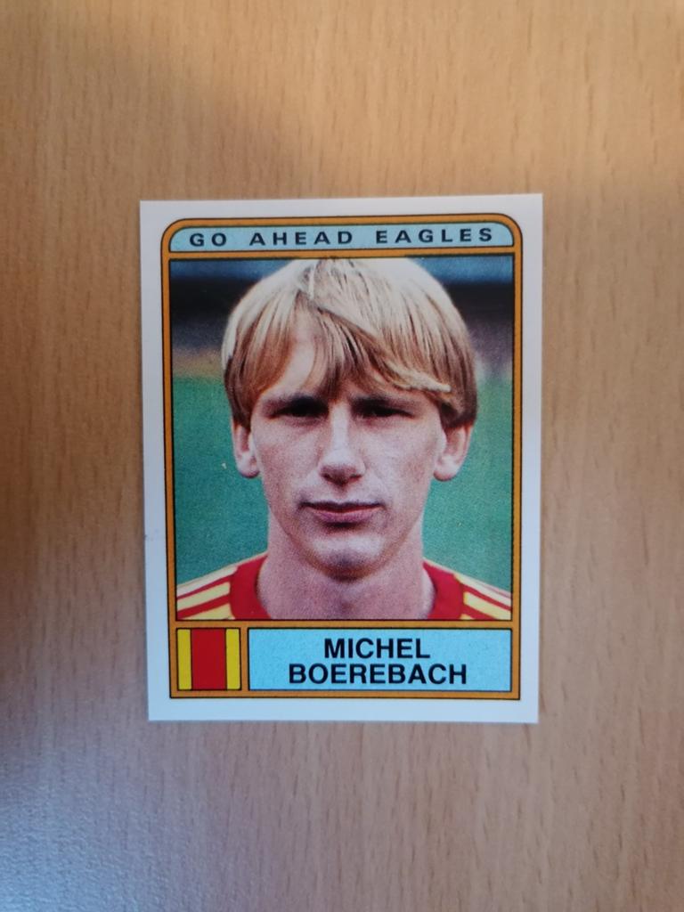 Panini Voetbal 84 #140 Michel Boerebach-Go Ahead Eagles., Ophalen of Verzenden, Zo goed als nieuw, Overige binnenlandse clubs