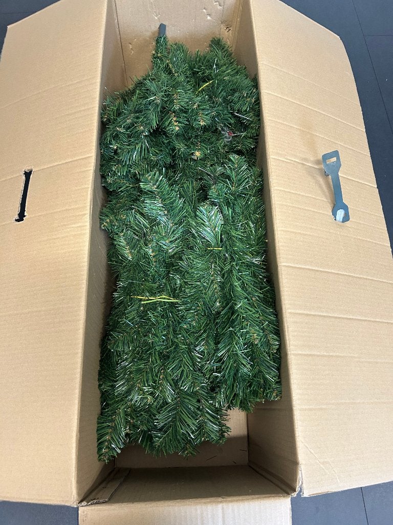 kerstboom met 2 lichtsnoeren, Ophalen, Gebruikt