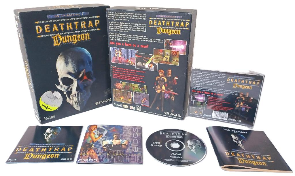 Deathtrap Dungeon, Spelcomputers en Games, Games | Pc, Avontuur en Actie, Gebruikt, 1 speler, Eén computer