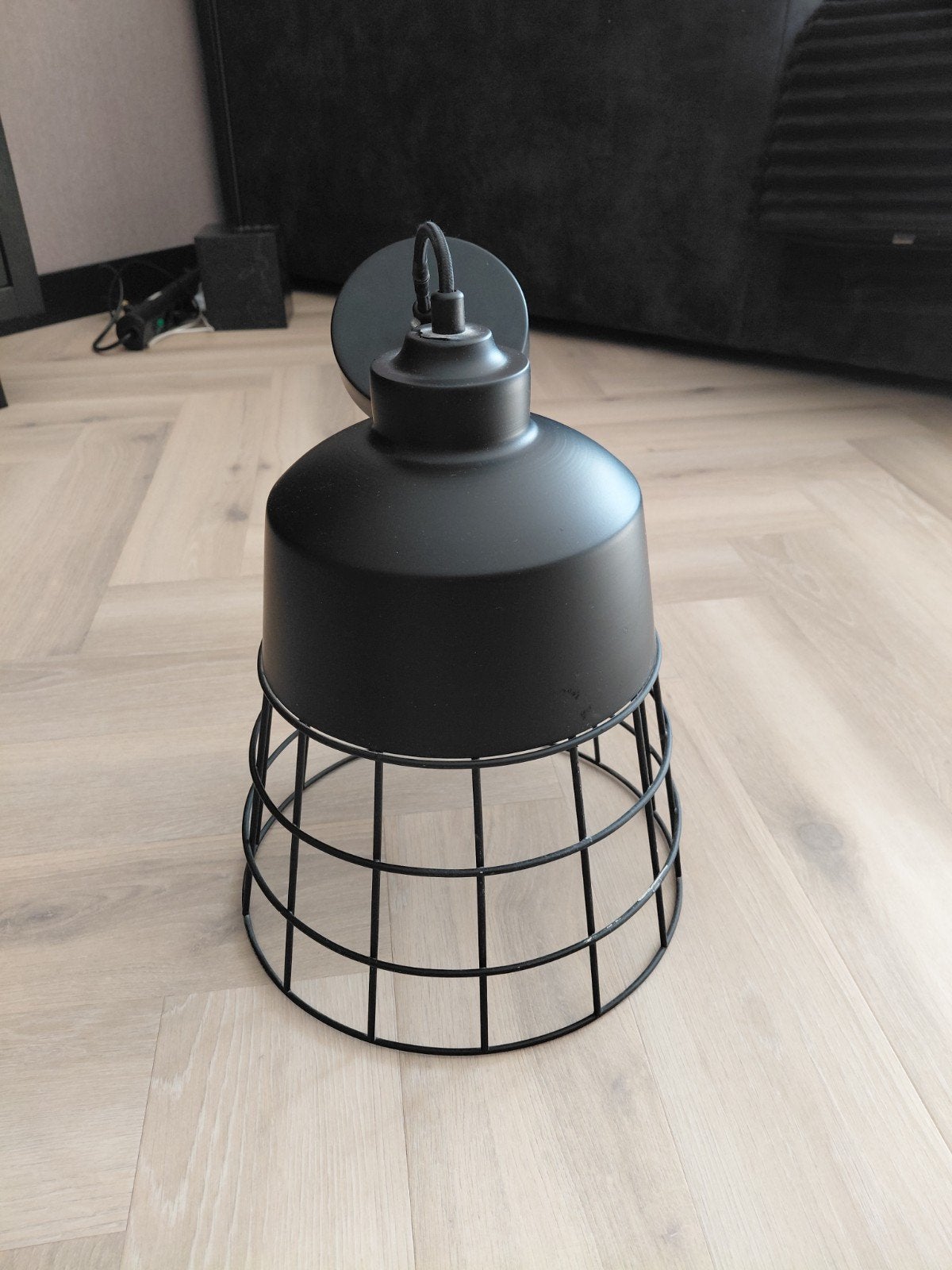 GAMMA Rachel Hanglamp - Zwart, Industrieel Design, Huis en Inrichting, Ophalen, E27 (groot), Zo goed als nieuw, Metaal