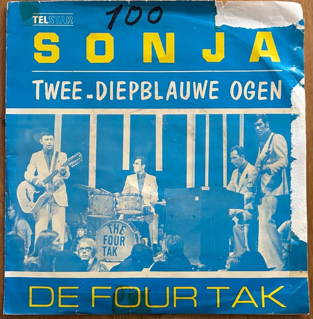 Piraten Single De Four Tak (Telstar)., Cd's en Dvd's, Vinyl Singles, Gebruikt, Verzenden, 7 inch, Overige typen
