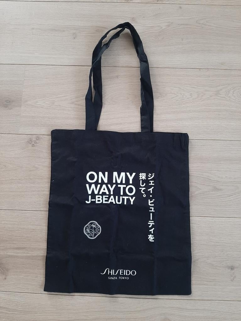 Shisheido katoenen tas, Ophalen of Verzenden, Nieuw, Zwart