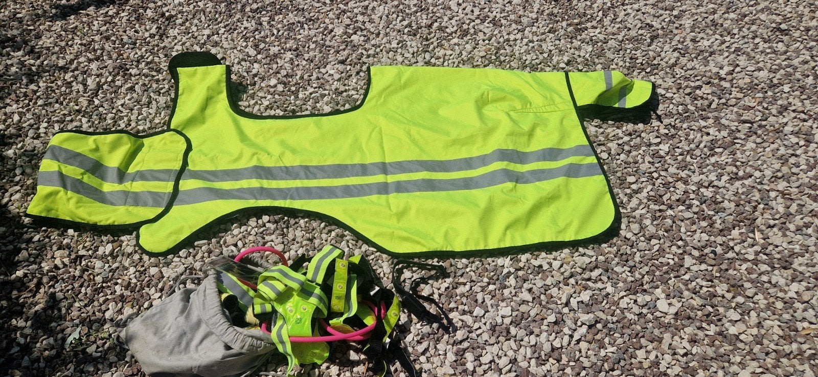 Reflectie deken en verlichting voor paard en mens, Ophalen of Verzenden