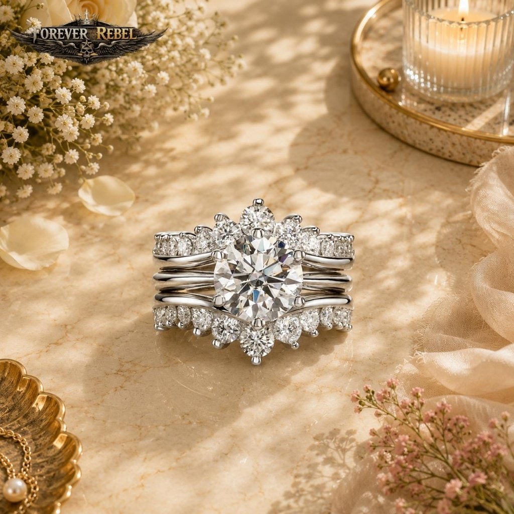 Amara Joya 3.0 ct Moissanite Ring - 925 Zilver Diverse maten, Sieraden, Tassen en Uiterlijk, Foreverrebelmail@pm.me, Verzenden