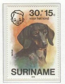 Suriname 1976  - ZB 45 - Honden, Ophalen of Verzenden, Postfris
