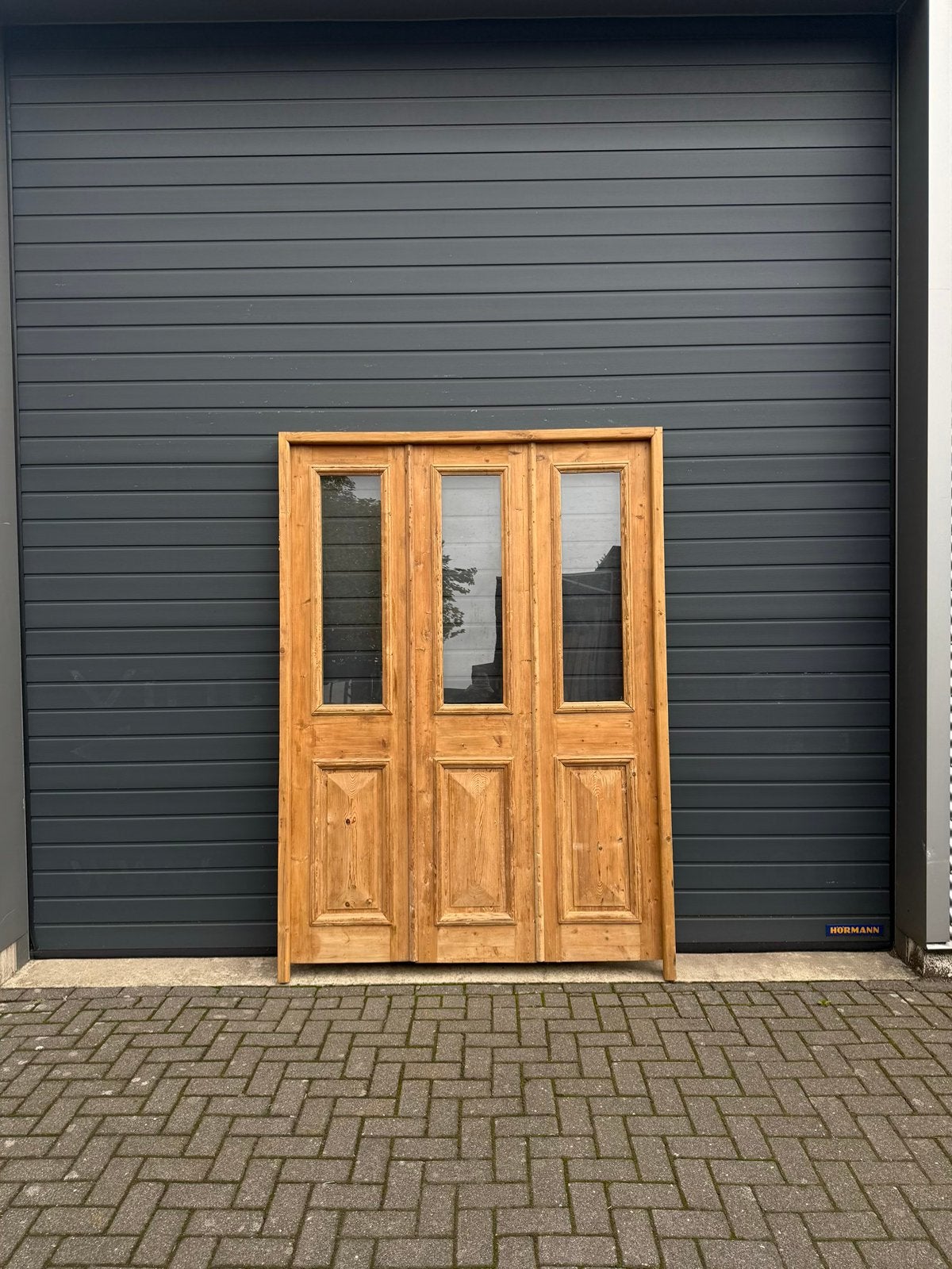 Antieke oranjerie 3-slag, geloogd, Ophalen of Verzenden, Zo goed als nieuw, Hout