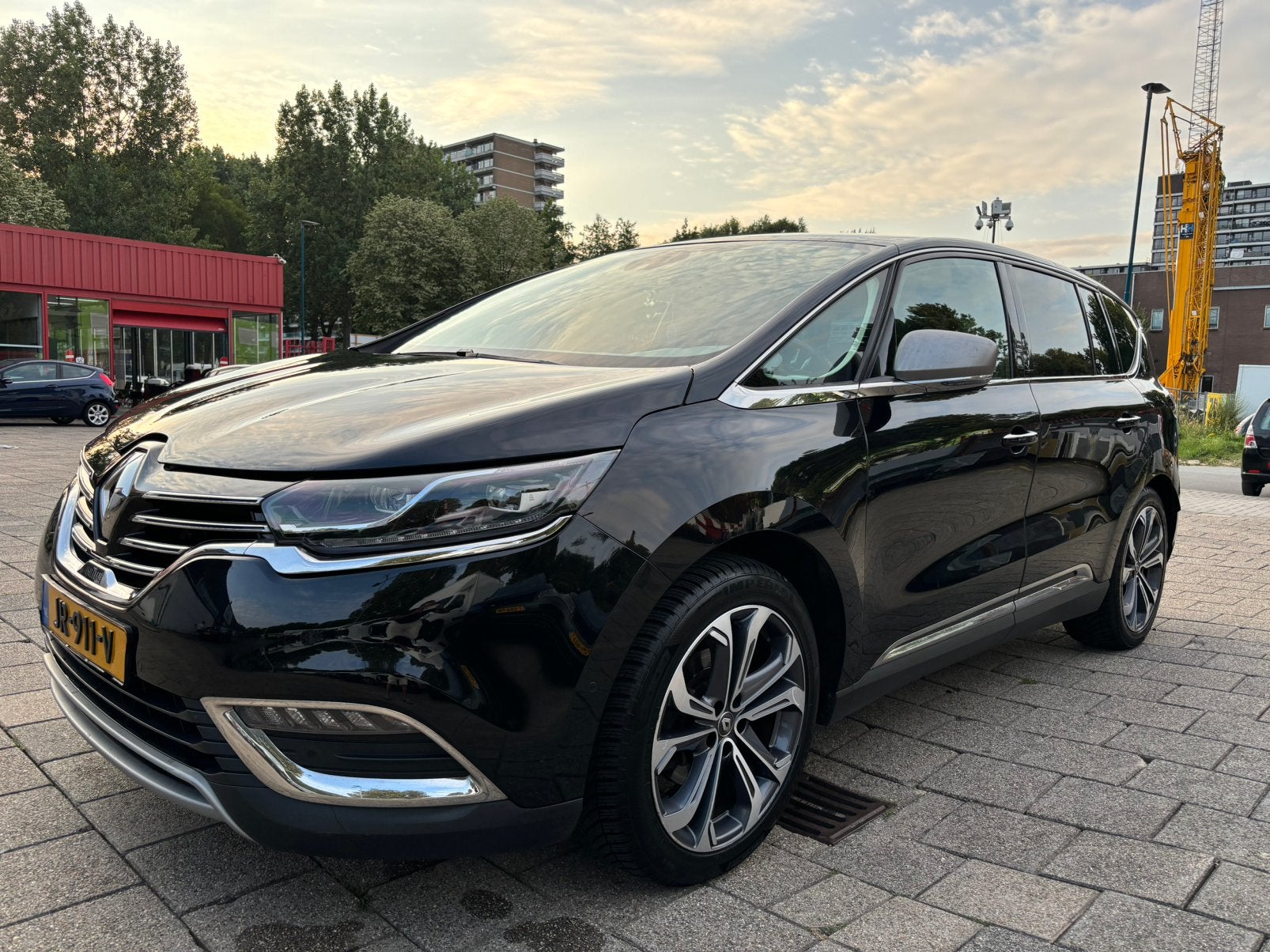 Renault Espace 1.6 Energy dCi 160pk EDC 7PL 2016 Zwart bom v, Auto's, Renault, 4 cilinders, 160 pk, 7 stoelen, Zwart
