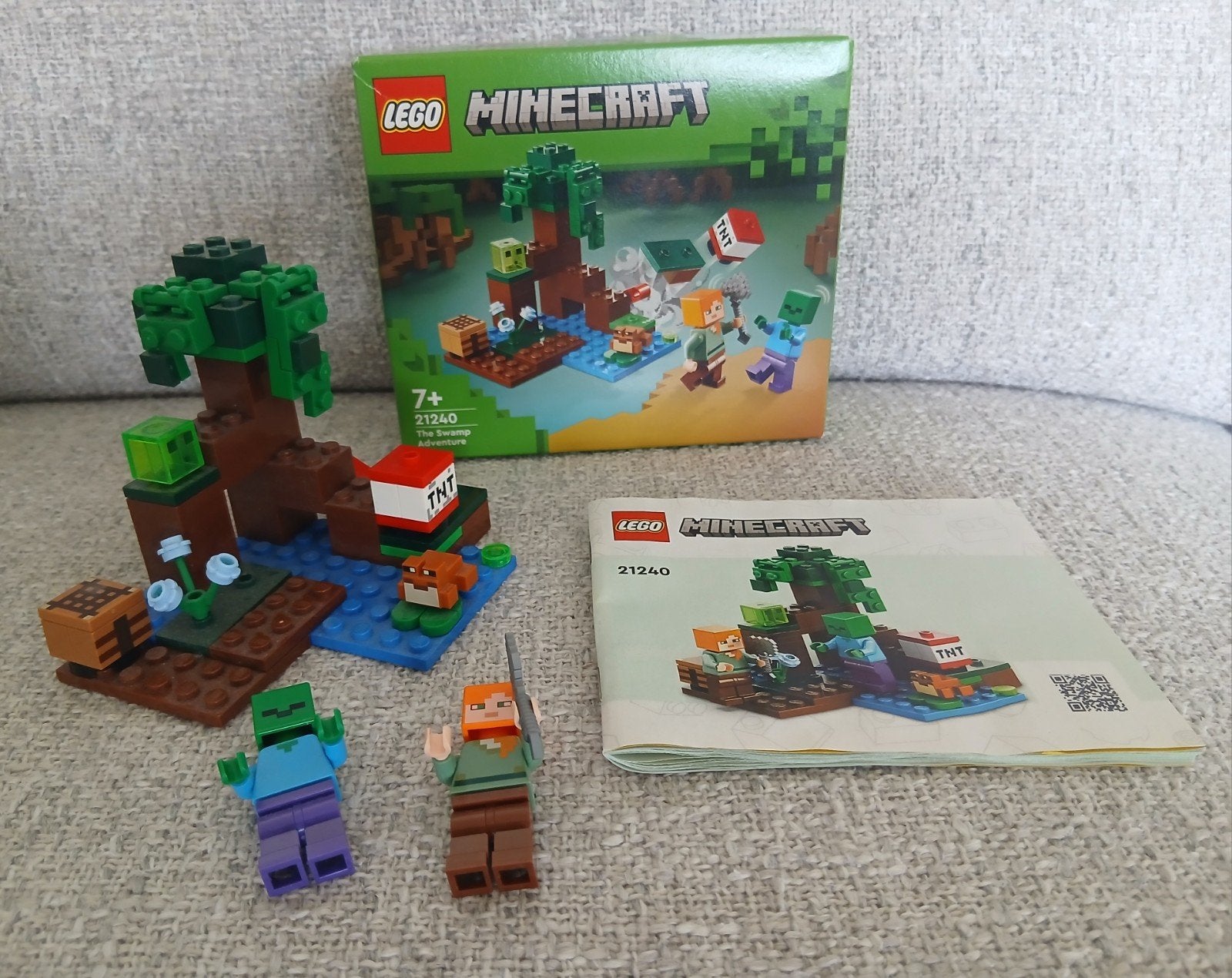 Lego Minecraft 21240 The Swamp Adventure, Minecraft, Lego, Ophalen of Verzenden, Zo goed als nieuw