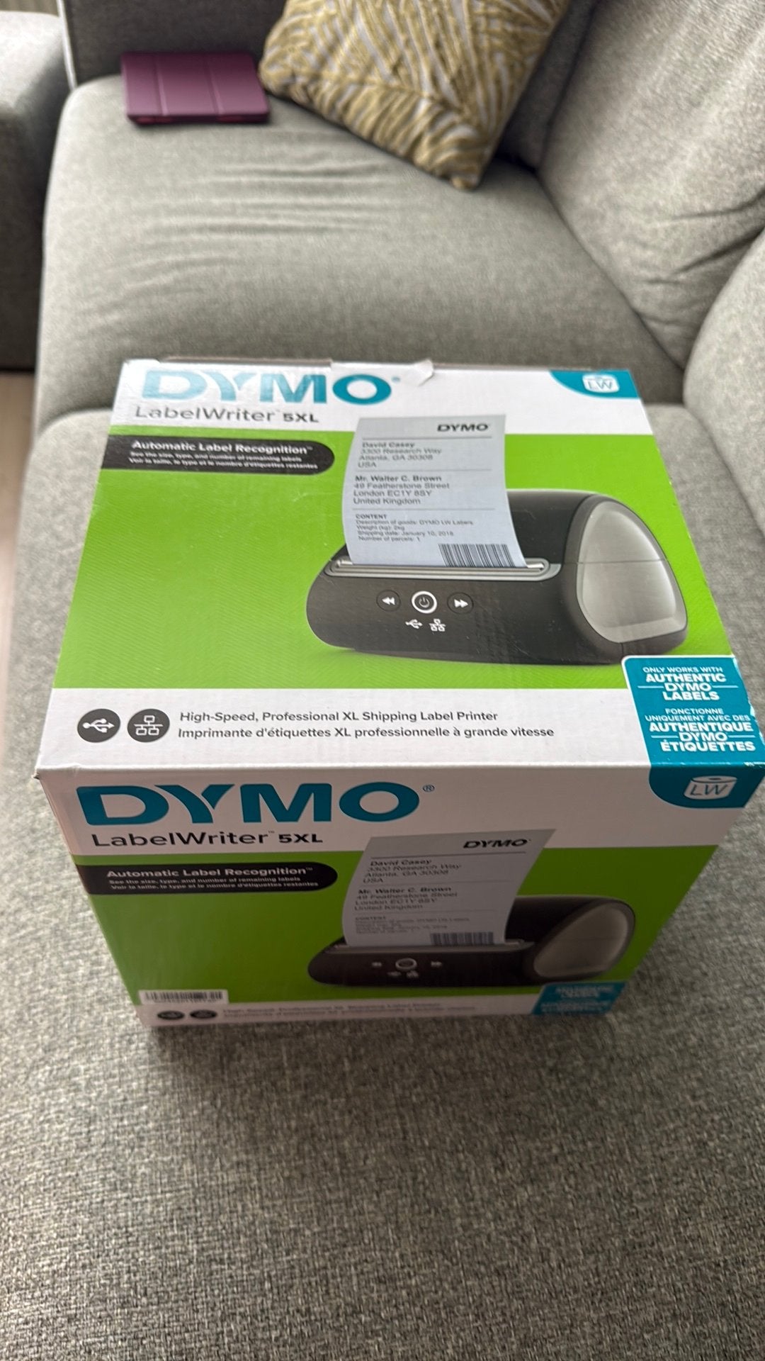 Dymo laberwriter 5XL, Computers en Software, Labelprinters, Ophalen of Verzenden, Zo goed als nieuw