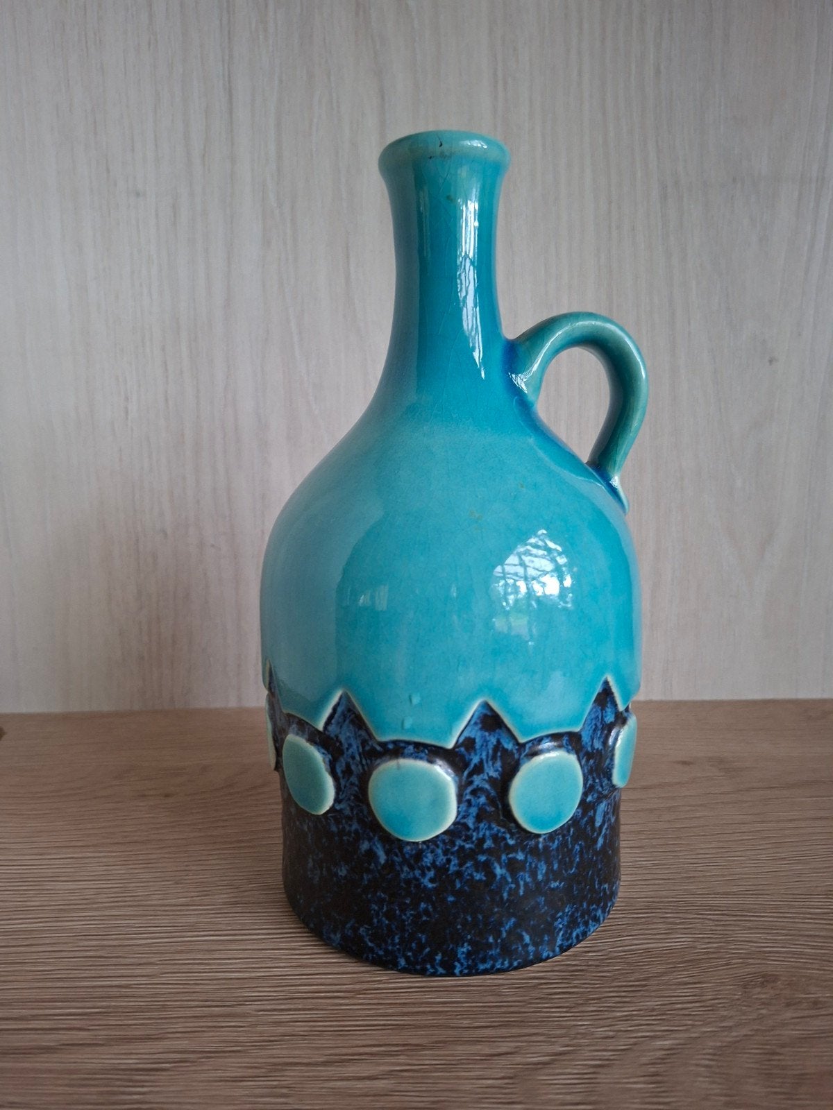 Vintage Jasba Keramik vaas fat lava, Antiek en Kunst, Ophalen of Verzenden