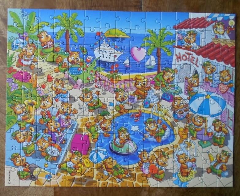 Kindersurprise / Ferrero: Maxi Ei - Puzzel: Top Ten Teddies, Verzamelen, Ophalen of Verzenden, Zo goed als nieuw, Overige typen