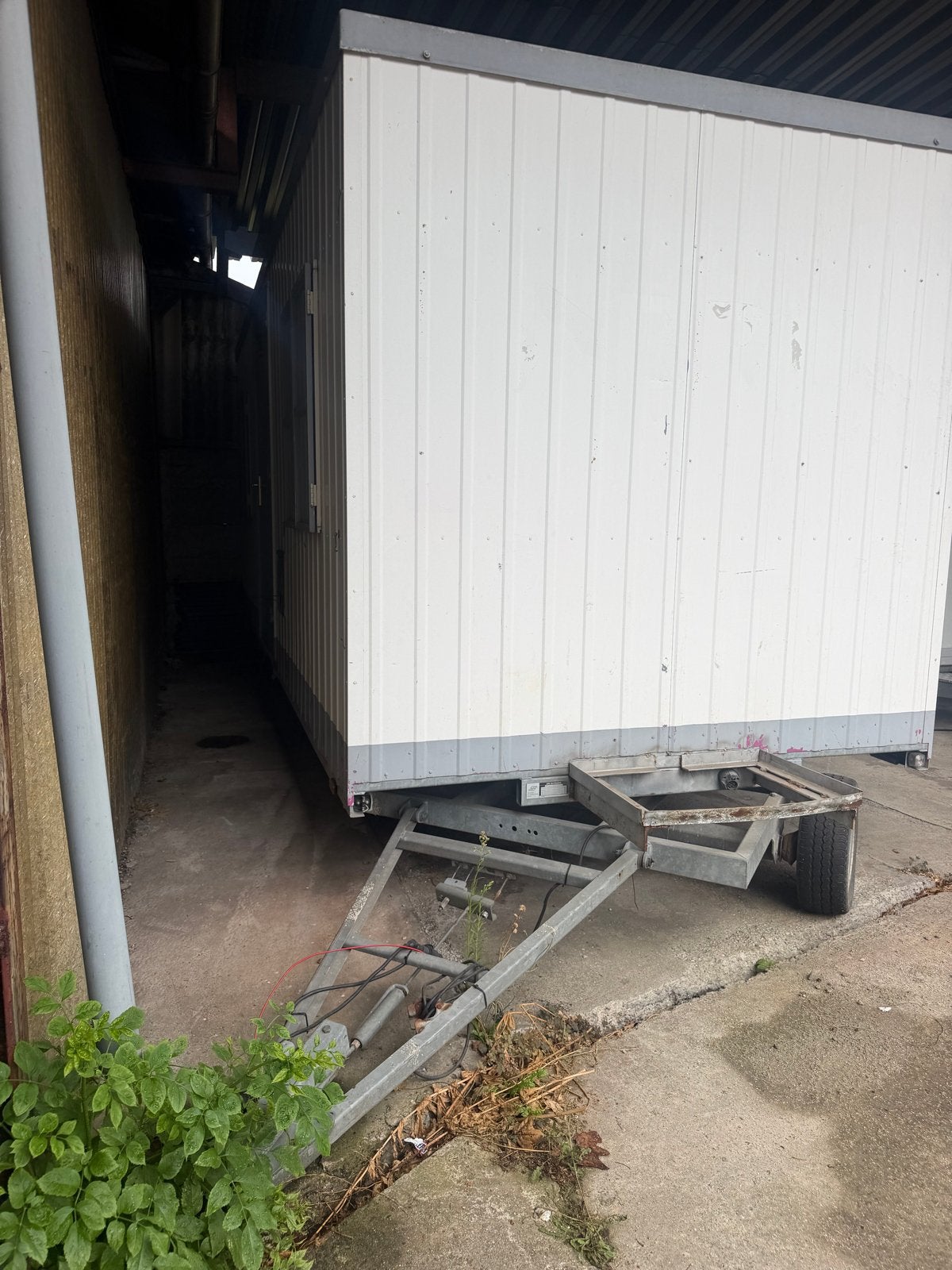 Schaftkeet / Mobiele Keet op onderstel, Ophalen, Gebruikt