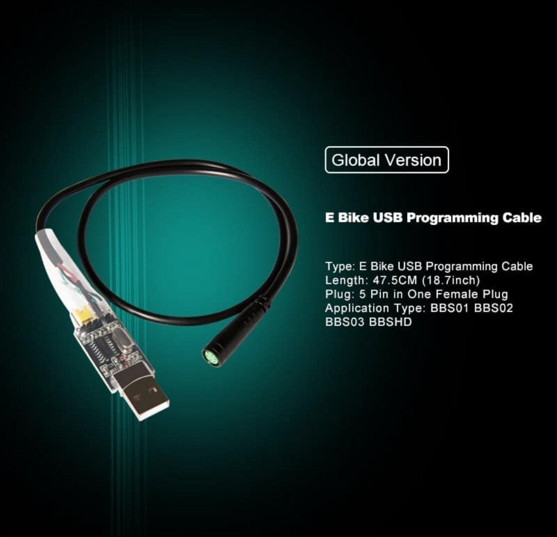 Bafang USB-naar-5-pins kabel voor e-bike display/controller, Ophalen of Verzenden, Nieuw