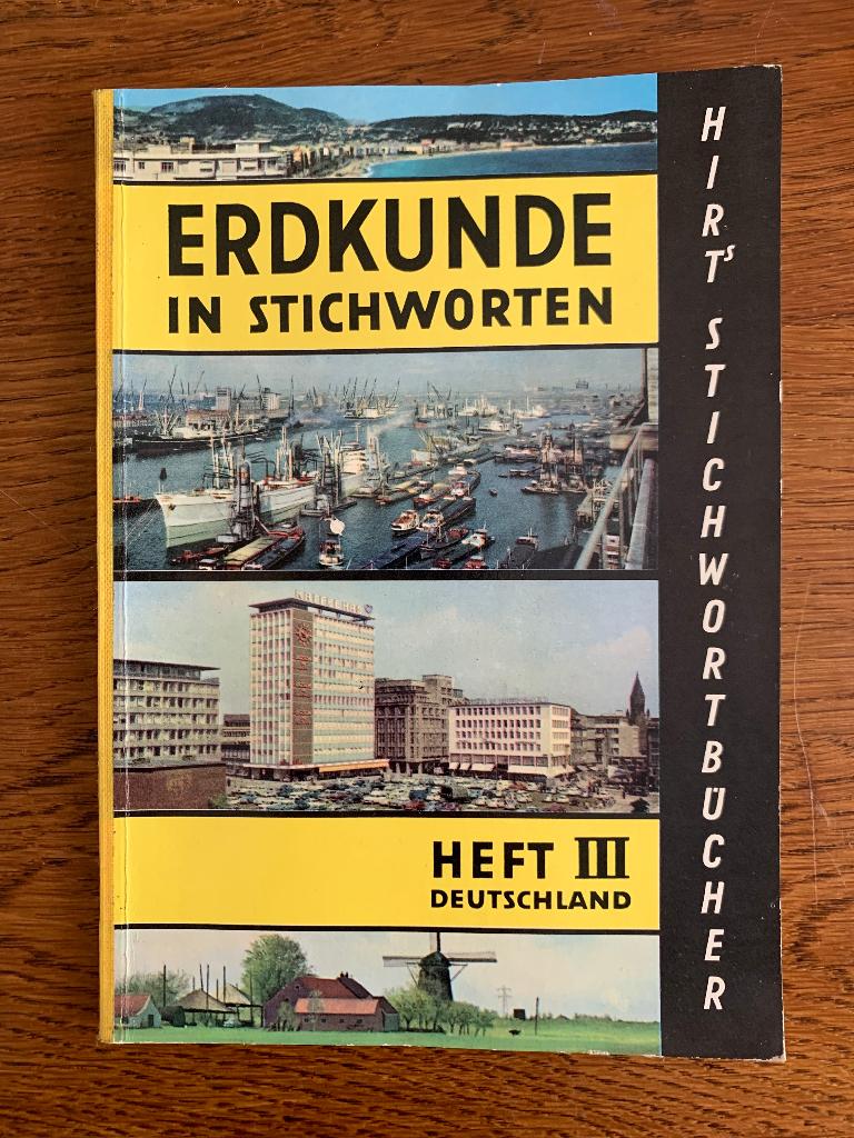 "Erdkunde in Stichworten", Ophalen of Verzenden, Zo goed als nieuw
