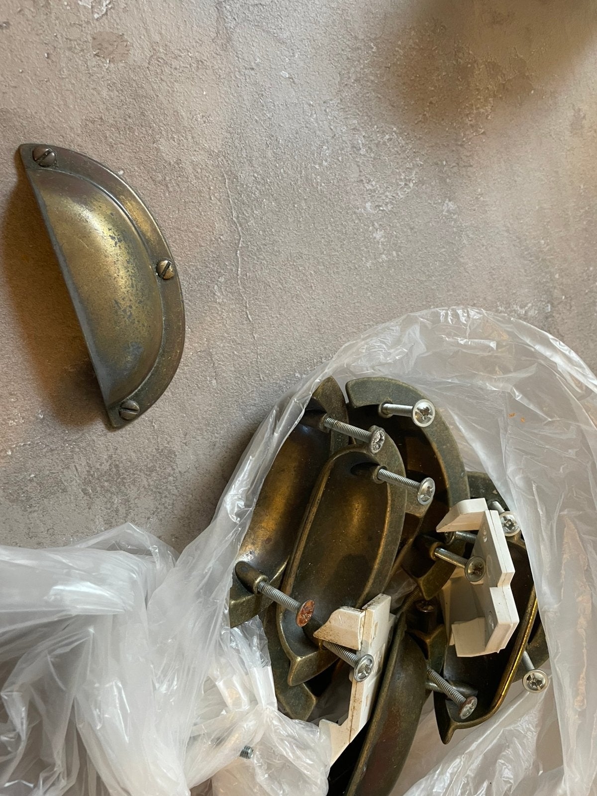 Keuken greepjes, Huis en Inrichting, Keuken | Keukenelementen, Ophalen of Verzenden, Gebruikt, Minder dan 100 cm
