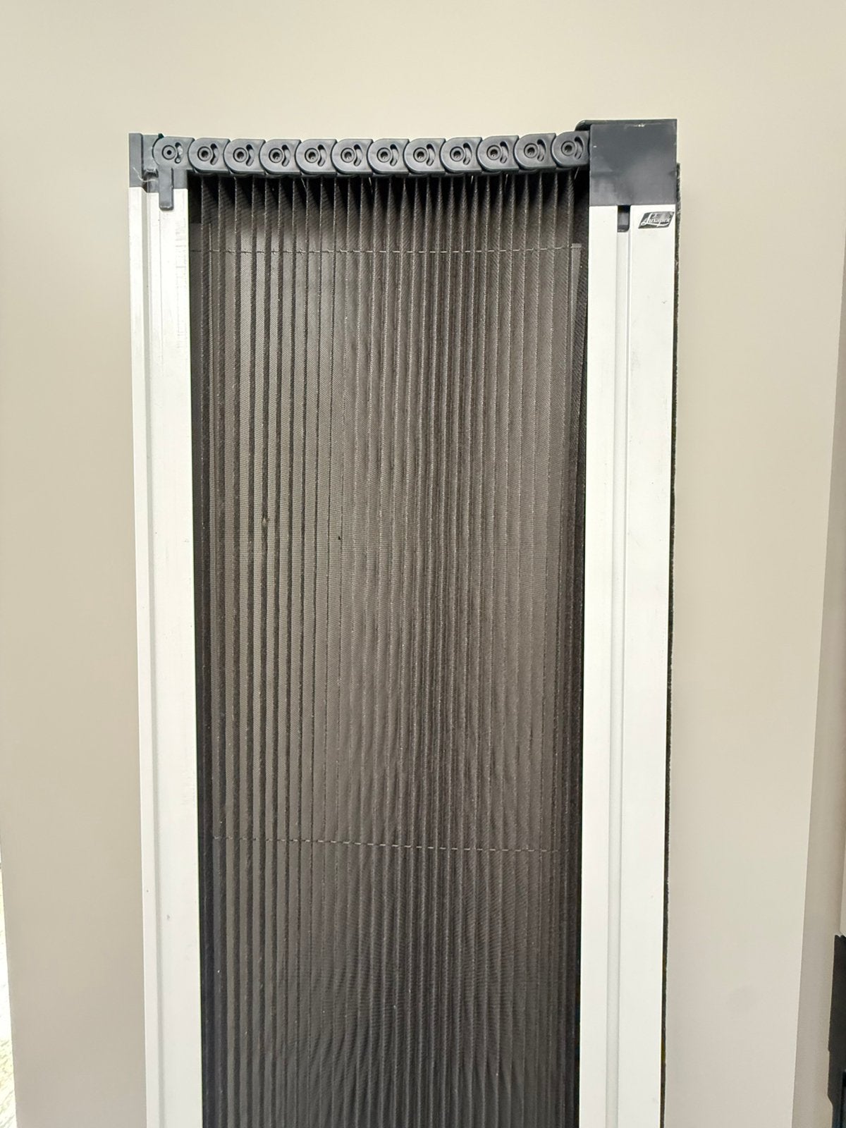 Hordeur luxeflex, Ophalen, 96 cm, Zwart, Overige typen