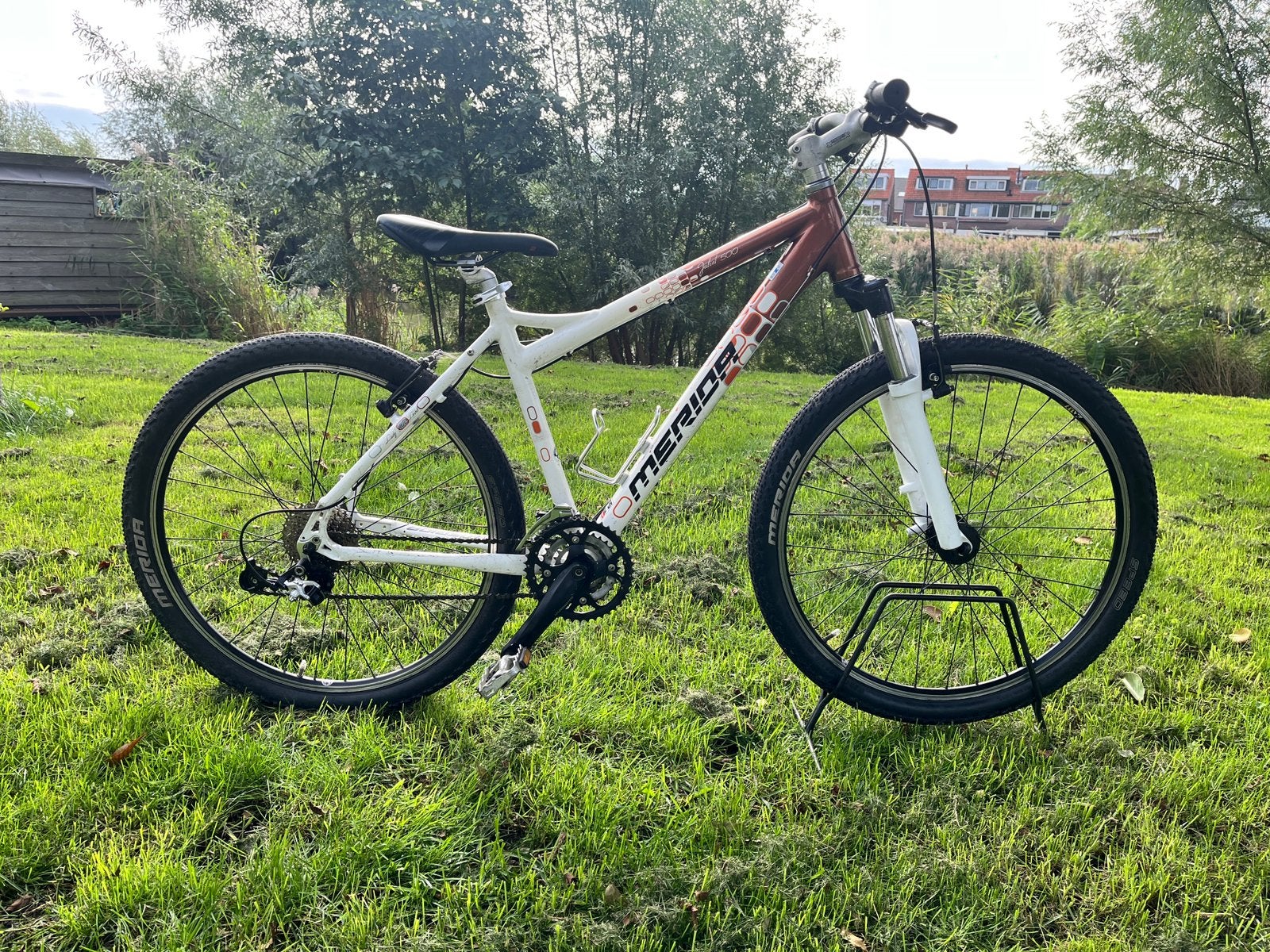 Mountainbike ladies 26inch 46cm Merida / Shimano Deore, Fietsen en Brommers, 45 tot 49 cm, Ophalen, Gebruikt, Merida