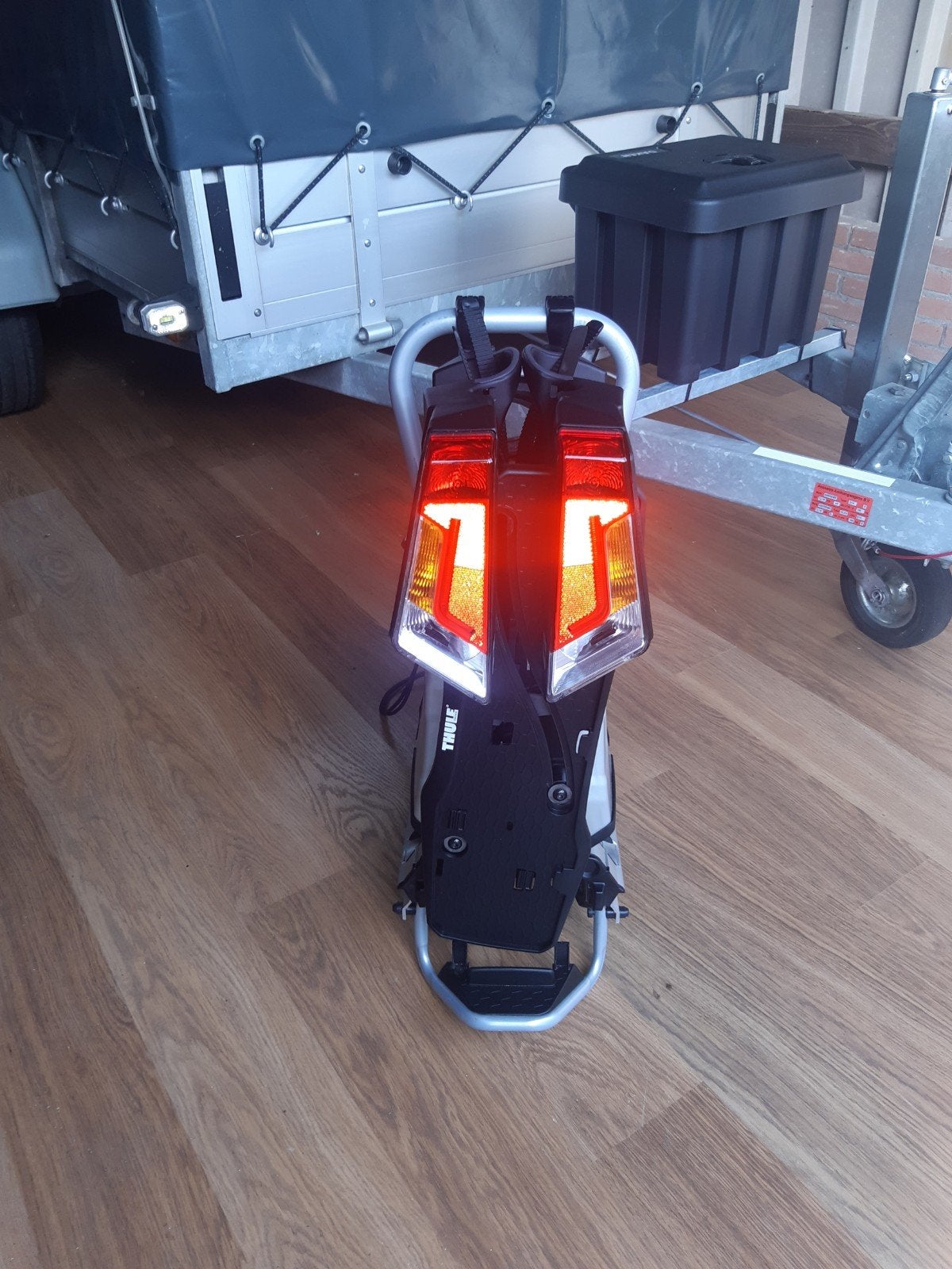 thule easyfold fietsendrager voor elektrische fietsen e-bike, Auto diversen, Fietsendragers, Ophalen, Elektrische fiets, Zo goed als nieuw
