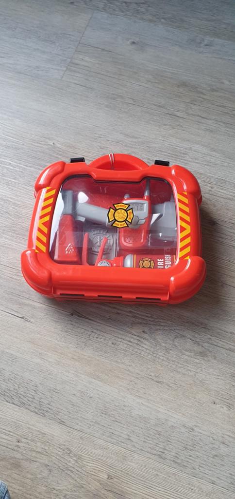 Speelgoedkoffer brandweer + inhoud, Ophalen of Verzenden, Nieuw, Elektrisch, Overige merken