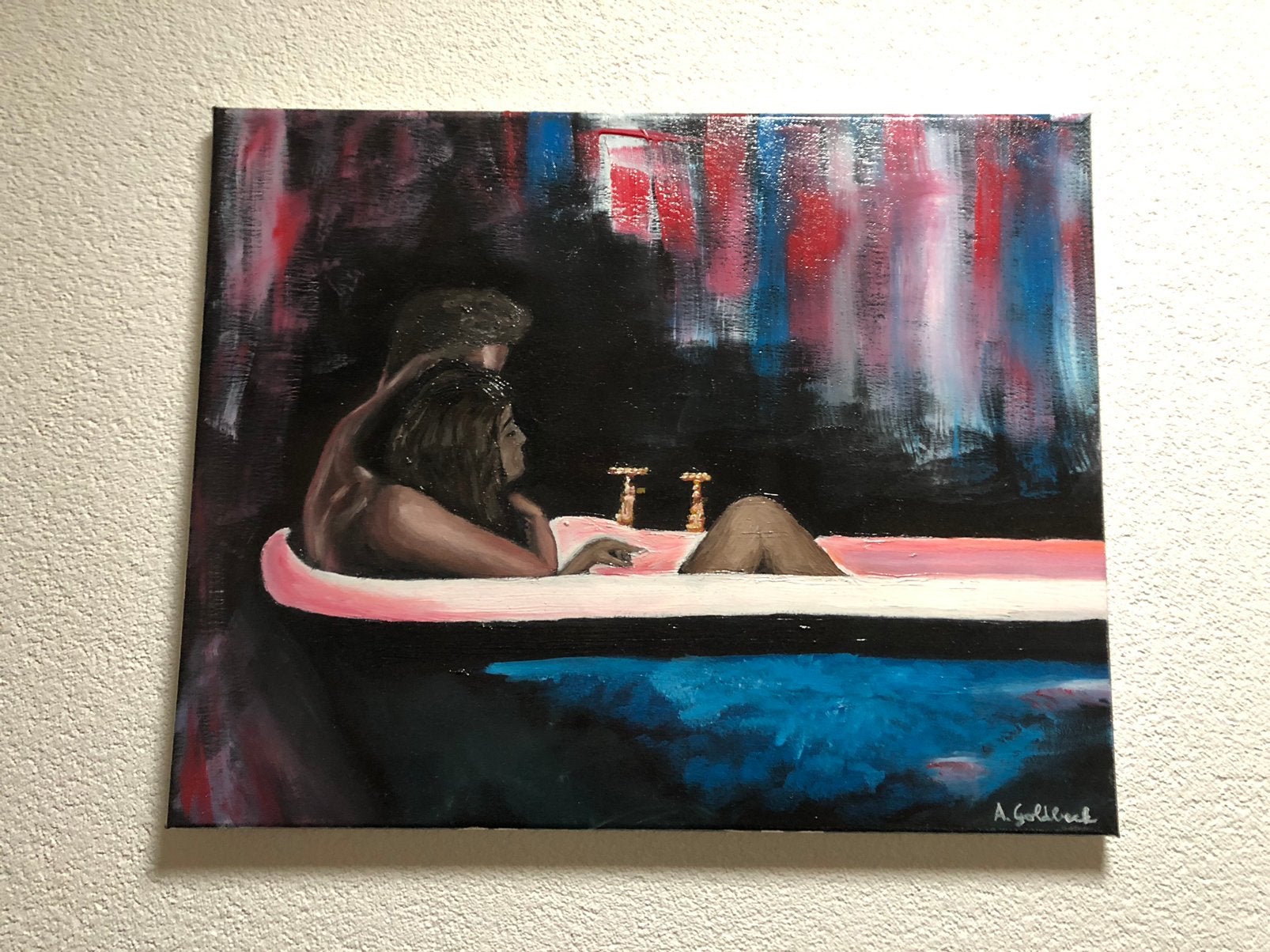Bathroom! Schilderij, Ophalen