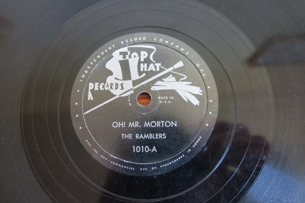The Ramblers Oh! Mr. Morton 78rpm 78 toeren 1940 schellak, Gebruikt, Overige genres, Ophalen of Verzenden, Overige typen